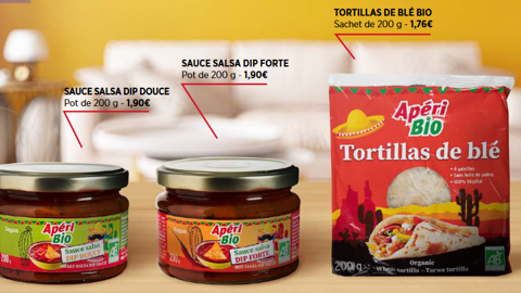Gamme bio APERIBIO pour des apéritifs vegan